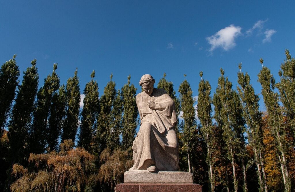 monument and trees
