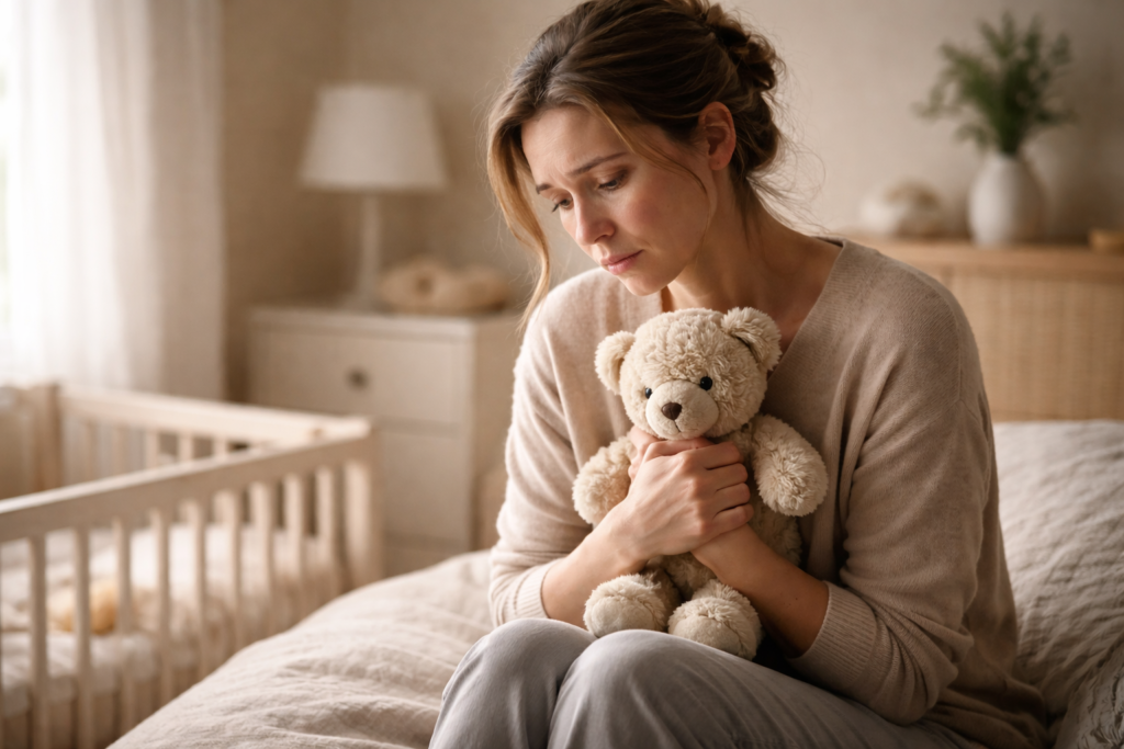 A Mother’s Grief in a Silent Nursery