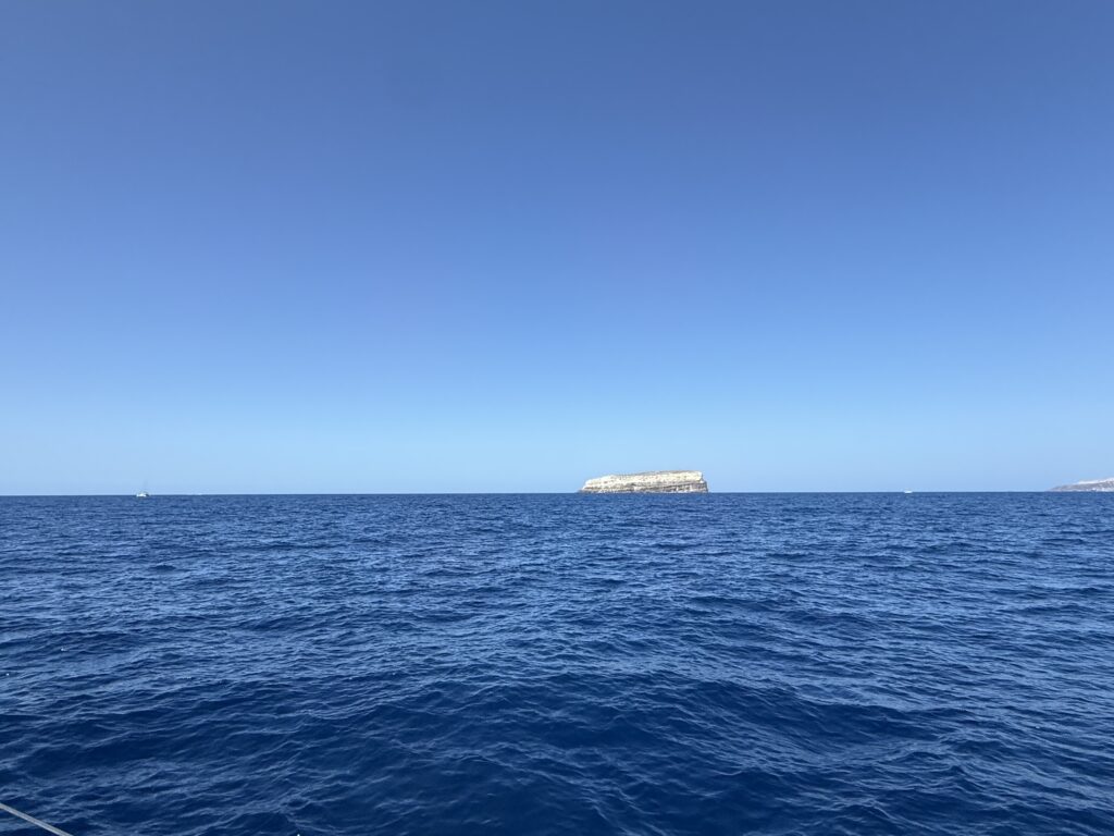 Endless serene blue ocean